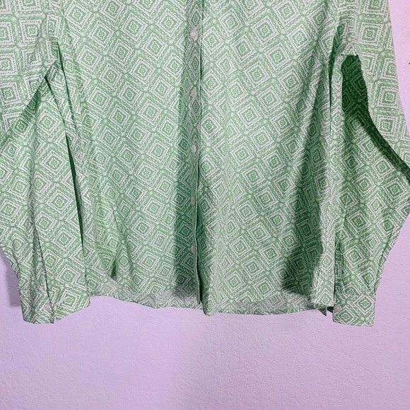 Chico’s Tribal Aztec Button No-iron Blouse Size 0 Or Small Women’s - Picture 13 of 16